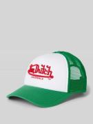 Von Dutch Trucker Cap mit Label-Stitching Modell 'ATLANTA' in Gruen, G...