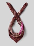 Liu Jo White Schal mit Label-Schriftzug Modell 'Foulard Spotted Metalw...