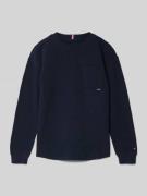 Tommy Hilfiger Teens Longsleeve mit Rundhalsausschnitt in Marine, Größ...