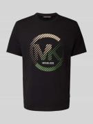 Michael Kors T-Shirt mit Label-Print Modell 'VICTORY' in Black, Größe ...