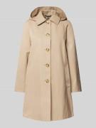 Lauren Ralph Lauren Trenchcoat mit Kapuze in Camel, Größe L