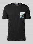 Christian Berg Men T-Shirt mit Rundhalsausschnitt in Black, Größe 3XL