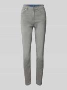 Hugo Blue Slim Fit Jeans im 5-Pocket-Design Modell 'Malu' in Dunkelgra...