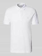 Lacoste Regular Fit Poloshirt mit Label-Badge Modell 'CORE' in Weiss, ...