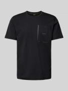 BOSS Green T-Shirt mit Label-Print Modell 'Thilix' in Black, Größe XL