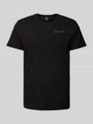 G-Star Raw T-Shirt mit Label-Print in Black, Größe L