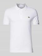 Lacoste Slim Fit Poloshirt mit Label-Badge Modell 'CORE' in Weiss, Grö...