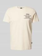 PME Legend T-Shirt mit Statement- und Label-Print in Weiss, Größe S