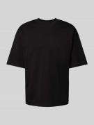 JAKE*S STUDIO MEN T-Shirt mit Rundhalsausschnitt in Black, Größe XL