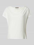 Christian Berg Woman Selection T-Shirt mit Wasserfall-Ausschnitt in Ec...