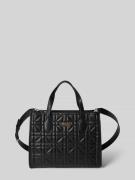 Guess Tote Bag mit Strukturmuster Modell 'SILVANA' in Black, Größe One...