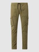 Alpha Industries Cargohose mit Label-Details Modell 'Twill' in Oliv, G...