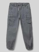 Name It Regular Fit Cargohose mit Label-Detail Modell 'BEN' in Graphit...