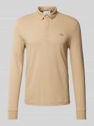 Lacoste Regular Fit Poloshirt im langärmeligen Design in Beige, Größe ...