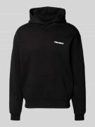 REVIEW Essentials Logo Hoodie in Black, Größe S