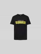 Dsquared2 T-Shirt mit Label-Print in Black, Größe L