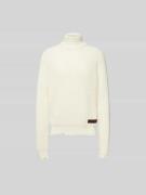 Dsquared2 Pullover mit Rollkragen in Offwhite, Größe L