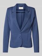 FREE/QUENT Blazer mit Reverskragen Modell 'NANNI' in Blau, Größe L