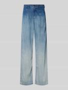 BOSS Orange Wide Leg Jeans mit Bundfalten Modell 'MR 1.0' in Hellblau,...