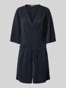 mbyM Jumpsuit in Wickel-Optik Modell 'Dura' in Black, Größe L