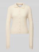 Marella Strickcardigan mit Umlegekragen Modell 'BELLUNO' in Offwhite, ...