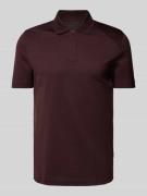 BOSS Poloshirt mit kurzer Knopfleiste Modell 'Parlay' in Bordeaux, Grö...