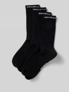 Review Socken mit Label-Detail im 4er-Pack in Black, Größe 36-38