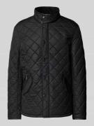 Barbour Steppjacke mit Stehkragen in Black, Größe S