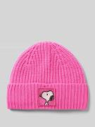 Codello Beanie mit breitem Umschlag in Pink, Größe 1