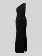 SISTAGLAM Abendkleid mit One-Shoulder-Träger in Black, Größe 34