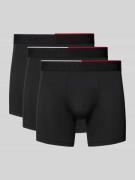 Tommy Hilfiger Boxershorts mit elastischem Label-Bund im 3er-Pack in B...