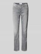 Cambio Straight Fit Jeans mit Ziernähten Modell 'PARLA SEAM' in Hellgr...