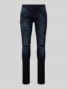 Antony Morato Tapered Fit Jeans im Destroyed-Look in Jeansblau, Größe ...