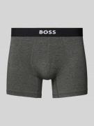 BOSS Boxershorts mit elastischem Logo-Bund in Anthrazit Melange, Größe...