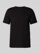 Replay T-Shirt mit Logo-Stitching in Black, Größe M