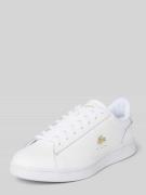 Lacoste Ledersneaker mit Label-Applikation Modell 'CARNABY' in Weiss, ...