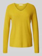 Christian Berg Woman Strickpullover mit abgerundetem V-Ausschnitt in S...