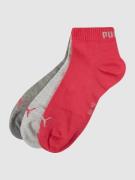 Puma Socken im 3er-Pack in Pink, Größe 35-38