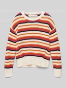 Tommy Hilfiger Teens Strickpullover mit gerippten Abschlüssen in Orang...