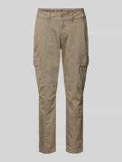 Buena Vista Slim Fit Cargohose mit verkürztem Schnitt in Beige, Größe ...