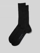 Christian Berg Men Socken mit Label-Print im 2er-Pack in Anthrazit, Gr...