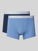 Hanro Trunks mit Label-Bund im 2er-Pack in Bleu, Größe L