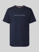 Tommy Hilfiger T-Shirt mit Rundhalsausschnitt in Dunkelblau, Größe L