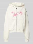 Low Lights Studios Oversized Sweatjacke mit Kapuze Modell 'LUCKY' in E...