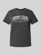 Tommy Jeans T-Shirt mit Rundhalsausschnitt in Black, Größe M