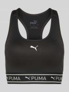 Puma Sport-BH mit Racerback Modell '4KEEPS ELASTIC' in Black, Größe M