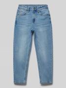 Garcia Dad Fit Jeans mit Label-Patch Modell 'Dalino' in Blau, Größe 14...