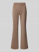 Fransa Flared Hose mit elastischem Bund Modell 'Blazer Pa 2' in Taupe,...