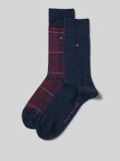 Tommy Hilfiger Socken mit Label-Detail im 2er-Pack in Dunkelblau, Größ...