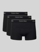 Calvin Klein Underwear Trunks mit Label-Bund im 3er-Pack in Black, Grö...